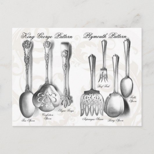 Carte Postale Collection Silverware (Devant)