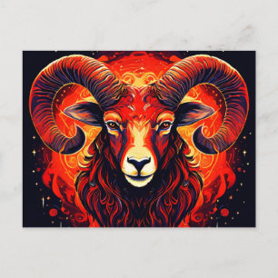 Carte Postale Collection Zodiac Aries