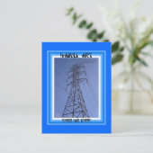 Carte postale collective Power Line Tower Haiku Ar (Debout devant)