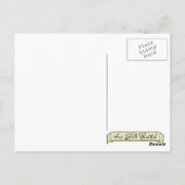 Carte postale collector 'Cabane Enchantée' (Dos)