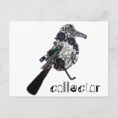 Carte Postale "Collector" Magpie - Sculpture objet trouvé (Devant)