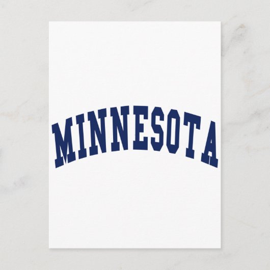Carte Postale Collège du Minnesota (Devant)