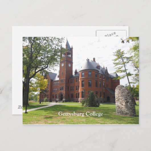 Carte Postale Collège Gettysburg (Devant / Derrière)