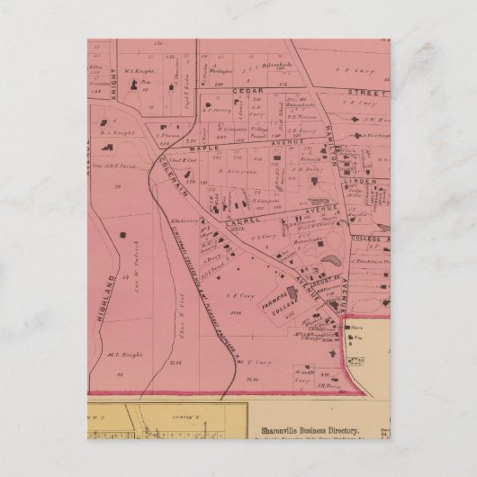 Carte Postale College Hill, Ohio (Devant)