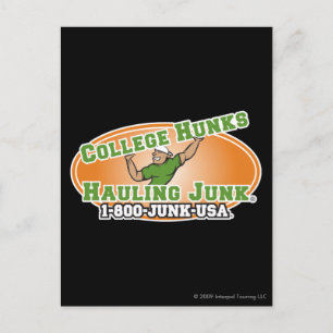 Carte Postale College Hunks Hauling Junk Logo officiel