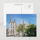 Carte Postale Collège Marischal (Devant / Derrière)