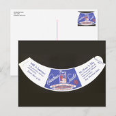 Carte Postale Coller de flacons de Noël 1939 (Devant / Derrière)