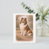 Carte Postale Colley de style vintage (Debout devant)
