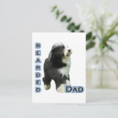 Carte Postale Collie barrée Papa 4 (Debout devant)
