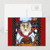 Carte Postale Collie Chef (Devant / Derrière)