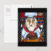 Carte Postale Collie Chef (Devant / Derrière)
