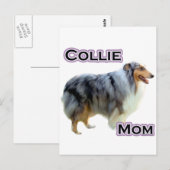 Carte Postale Collie Maman 4 (Devant / Derrière)