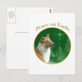 Carte Postale Collie Paix sur Terre (Devant / Derrière)