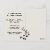 Carte Postale Collie Toothy Smile (Dos)