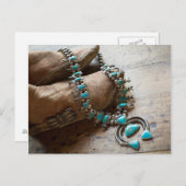 Carte Postale Collier à vendre, Père Noël Fe, Nouveau-Mexique. U (Devant / Derrière)