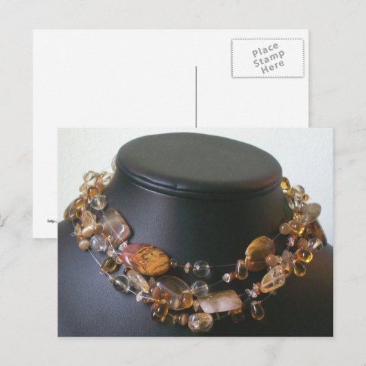 Carte Postale Collier d'illusion (Devant / Derrière)