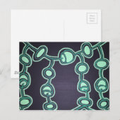 Carte Postale Collier et perles (Devant / Derrière)