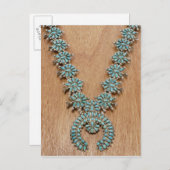 Carte Postale Collier Navajo (Devant / Derrière)