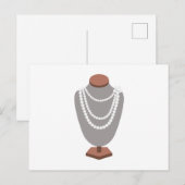 Carte Postale Collier Pearl (Devant / Derrière)