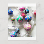 Carte Postale collier perlé multicolore (Devant)