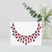 Carte Postale Collier Ruby Hugs and Kisses (Debout devant)