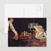 Carte Postale Colliers de chemise Arrow, publicité américaine, 1 (Devant / Derrière)