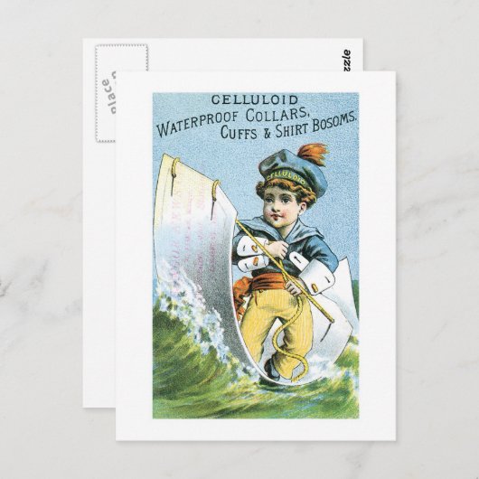 Carte Postale Colliers étanches celluloïdes (Devant / Derrière)