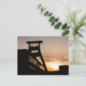 Carte Postale Colliery au coucher du soleil (Debout devant)