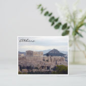 Carte Postale colline de l'acropole Athína (Debout devant)