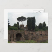 Carte Postale Colline de Palatine à Rome, Italie (Devant / Derrière)