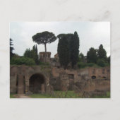 Carte Postale Colline de Palatine à Rome, Italie (Devant)