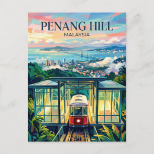 Carte Postale Colline de Penang Malaisie