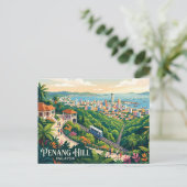 Carte Postale Colline de Penang Malaisie (Debout devant)