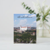Carte Postale colline du château bratislava (Debout devant)
