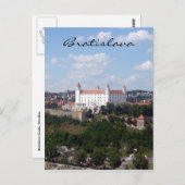 Carte Postale colline du château bratislava (Devant / Derrière)