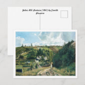 Carte Postale Colline du Jalais, Pontoise (1867) par Camille Pis (Devant / Derrière)