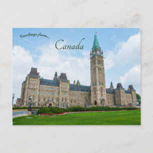 Carte Postale Colline du Parlement Ottawa Ontario Canada