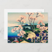 Carte Postale Colline Goten-Yama, Shinagawa sur les Tokaido Japo (Devant / Derrière)