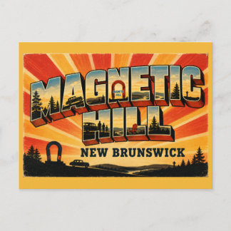 Carte Postale Colline magnétique Illusion d'optique du Nouveau-B