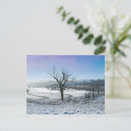 Carte Postale Collines couvertes de neige d'Ozark (Debout devant)