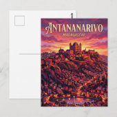Carte Postale Collines d'Antananarivo Madagascar (Devant / Derrière)