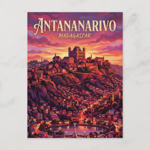 Carte Postale Collines d'Antananarivo Madagascar