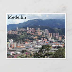Carte Postale collines de Medellín