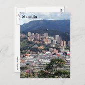 Carte Postale collines de medellín colombie (Devant / Derrière)