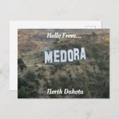 Carte Postale Collines de Medora (Devant / Derrière)