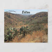 Carte Postale Collines d'Erythrée (Devant)