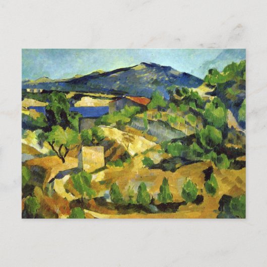 Carte Postale Collines en Provence - Paul Cezanne (Devant)