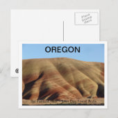 Carte Postale Collines peintes (Devant / Derrière)