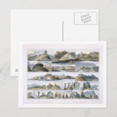 Carte Postale Collines remarquables sur le Haut Missouri, planch (Devant / Derrière)