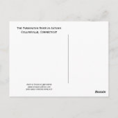 Carte Postale Collinsville sur la rivière Farmington (Dos)